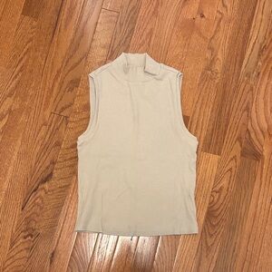 GAP Cream Sleeveless Tank Top